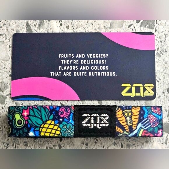 ZOX "Plant Powered" #805 APP EXCLUSIVE New Medium Sold Out Collectible Wristband - Picture 4 of 4